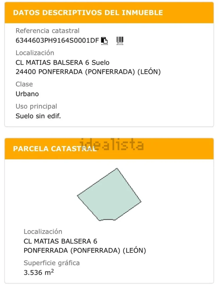 Terreno urbano en venta en La Rosaleda Ponferrada